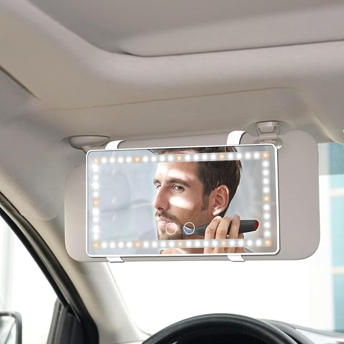 Car Sun Visor Vanity Mirror, Universal - Image 2