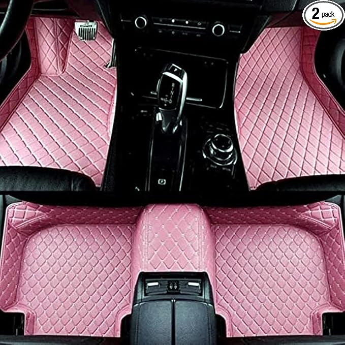 Custom All-Weather Protection Luxury Leather Floor Mats by JTXWANG