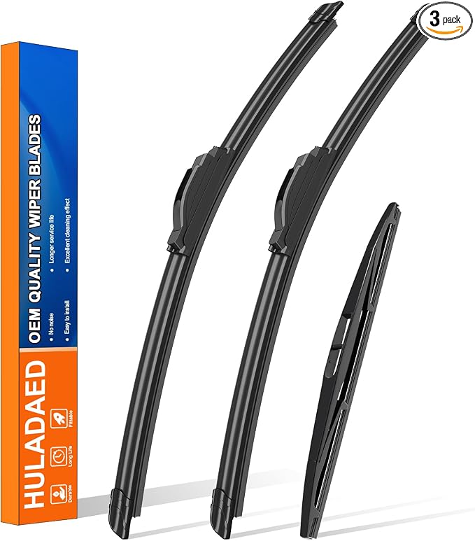 HULADAED® 26'' 16'' 12'' Windshield Wipers Replacement by HULADAED