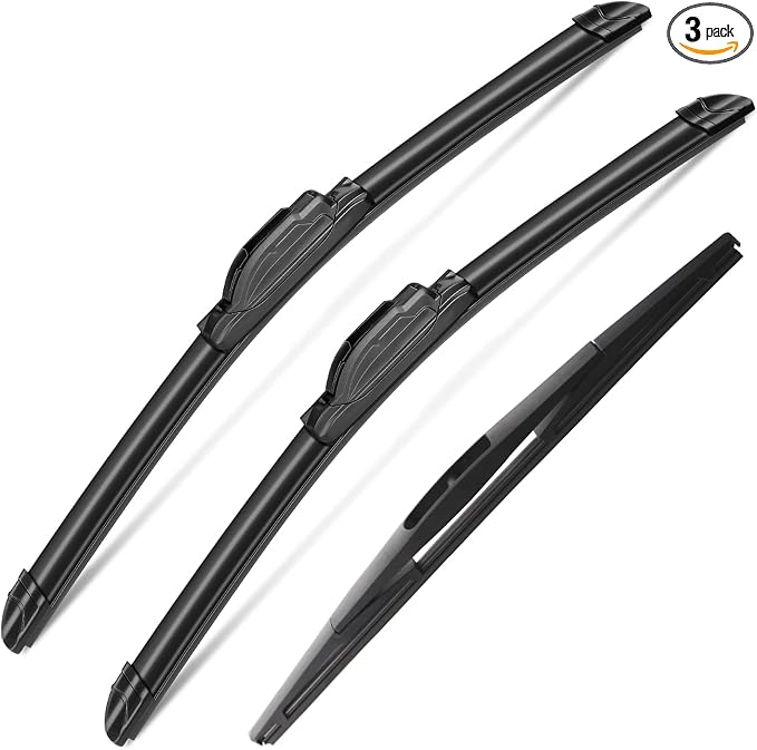 3 Wipers Set for Honda Odyssey 2005-2010, Windshield Wiper Blades Original by SCTIOANSNOemWiperBlades