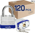 LanuBe Lock Laminated keyed Padlock, keyed Alike Locks, Normal Shackle by LanuBe