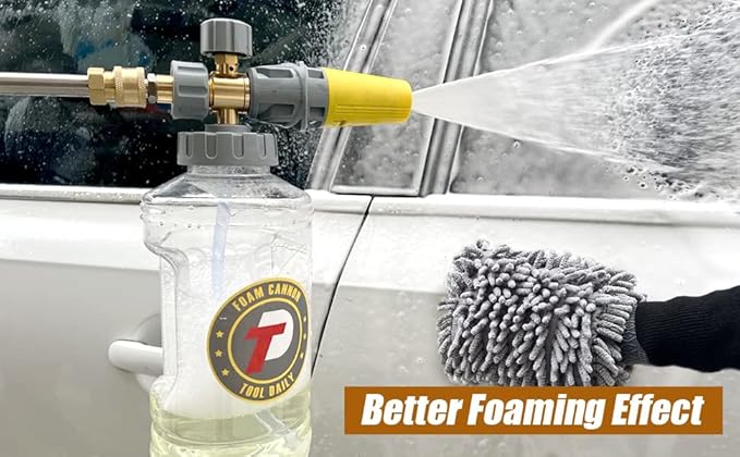 Tool Daily Foam Cannon, Adjustable Foam Blaster, Snow Foam Lance - Image 3