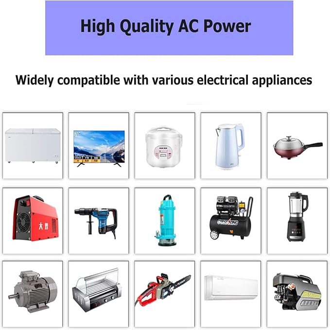 2000W Pure Sine Wave Inverter-48V DC to 110V 120V AC Power Converter - Image 7