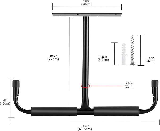 Sinoer Garage Storage Hooks Rack Ceiling, Wall Mounted Hooks, Heavy Duty - Image 5