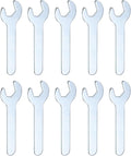 HARFINGTON 10pcs Small Open End Wrench 10x70x1.8mm Metric U-Shaped Single Open by HARFINGTON