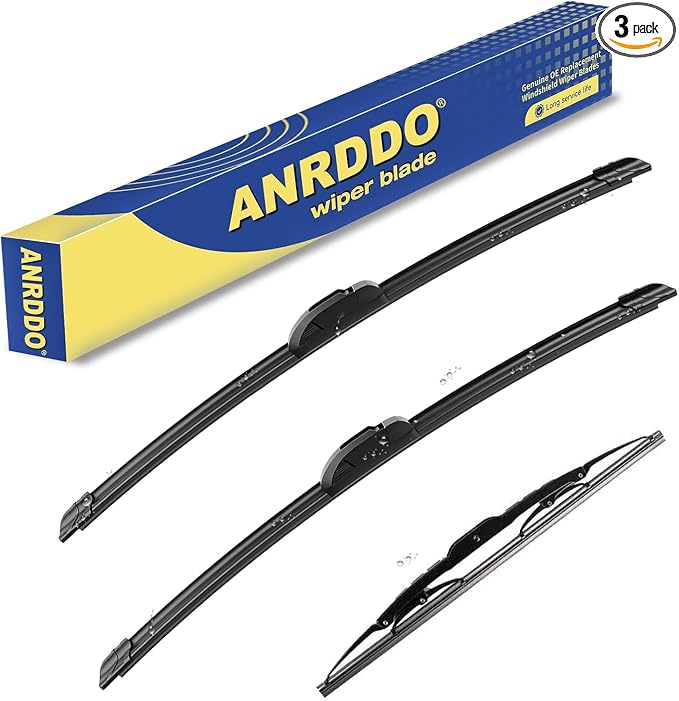 3 Wipers Factory Replacement For Toyota Sienna 2005 2006 2007 2008 2009 2010 by ANRDDO