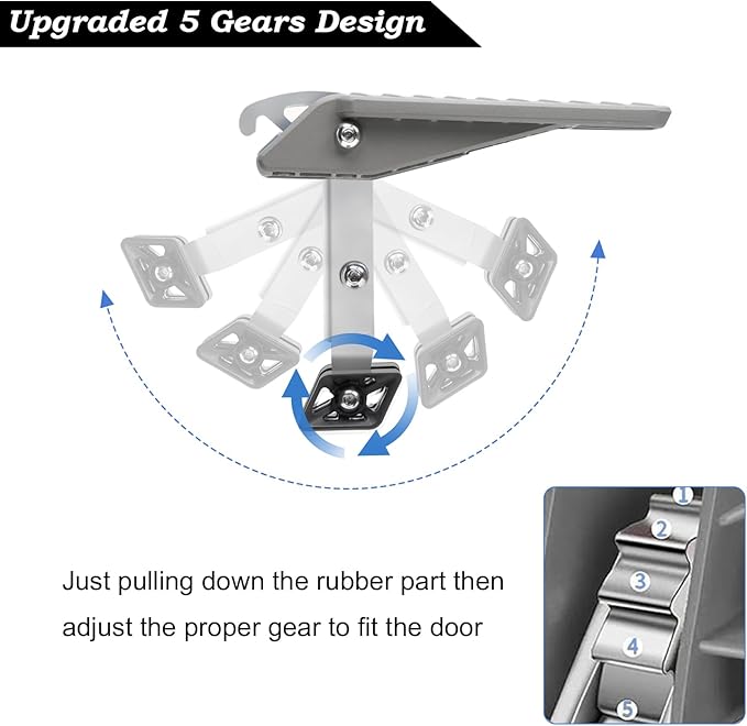 COWVIE Foldable Car Door Step Stand Pedal - Image 3