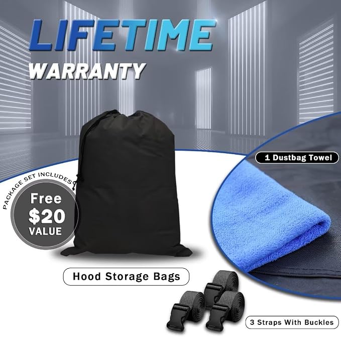 Ford Ranger Truck Cover Custom Fit 2019-2025 Super Cab/Crew Cab SB - Image 5
