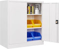 Metal Storage Cabinet, Lockable Storage Cabinet by Anxxsu