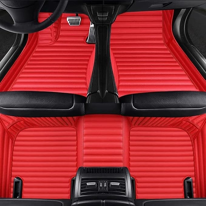 Custom All-Weather Protection Luxury Leather Floor Mats - Image 2