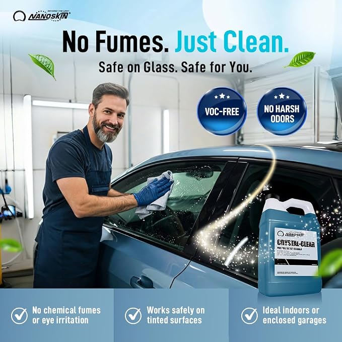 Nanoskin CRYSTAL-CLEAR VOC-Free Glass Cleaner 1 Gallon - Image 5