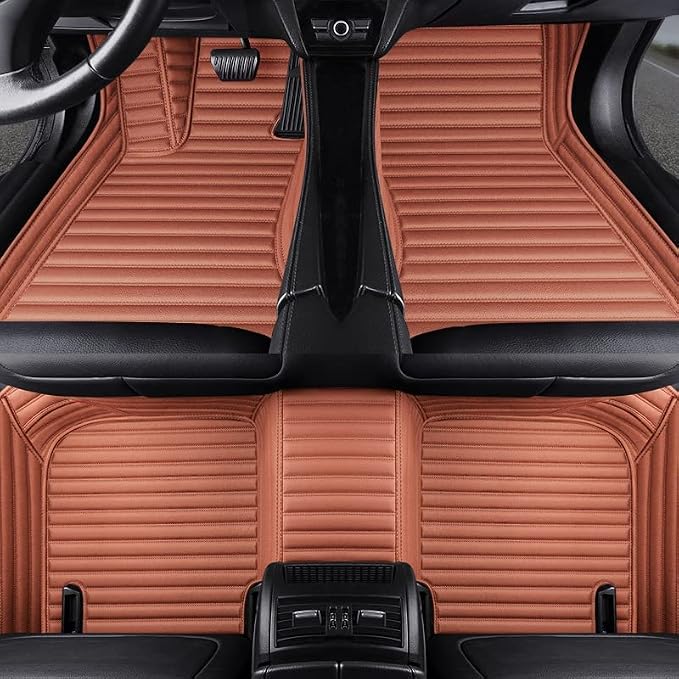 Custom All-Weather Protection Luxury Leather Floor Mats - Image 8