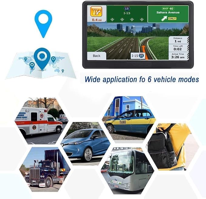 GPS Navigation for Car, Latest 2025 Map, 7 inch Touch Screen Real Voice Spoken - Image 6