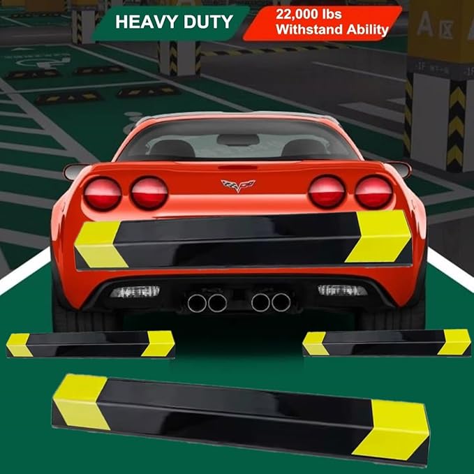 18" Heavy Duty Parking Aid for Garage, Car Parking Stopper for Garage 1 Pack - Image 7