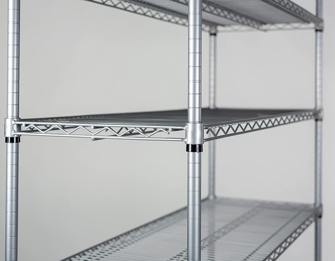 Omega 21" Deep x 48" Wide x 96" High 3 Tier Gray Starter Shelving Unit - Image 3