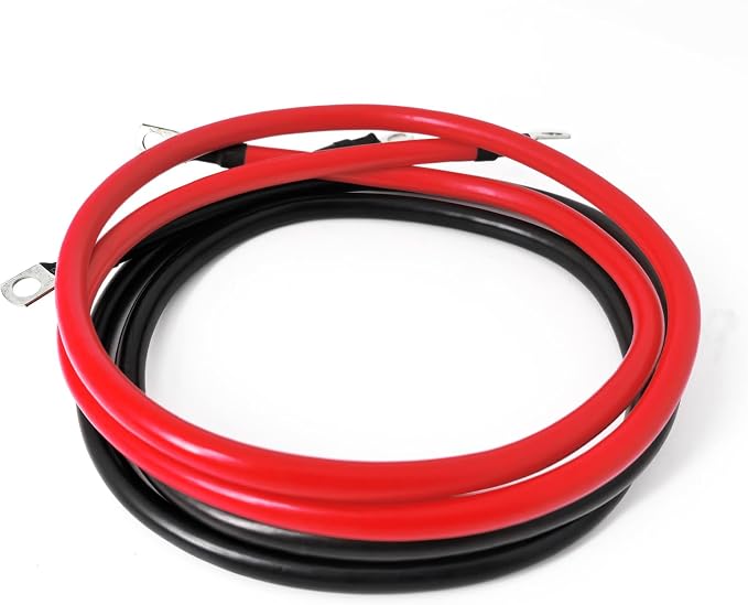 A ABIGAIL 2 AWG Battery Cables 2 Gauge Pure Copper Battery Inverter Cables - Image 7