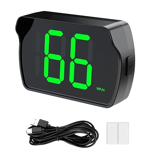 GPS Digital Speedometer for Car MPH, Golf Cart Universal HUD Speed Meter by GUGUMO