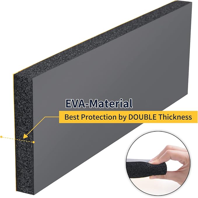 Garage Wall Protector, 2 Pack Garage Car Door Protector Bumper Guard - Image 4