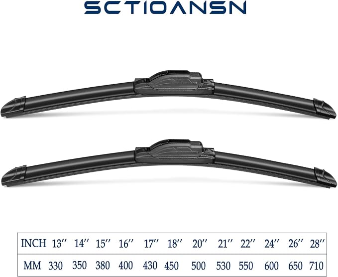 3Pcs Wiindshield Wiper Blades for Toyota Sienna 2005 2006 2007 2008 2009 2010 - Image 3