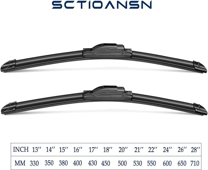 3 Wipers Set for 2016 2017 2018 2019 2020 2021 2022 Honda HRV HR-V, Windshield - Image 3