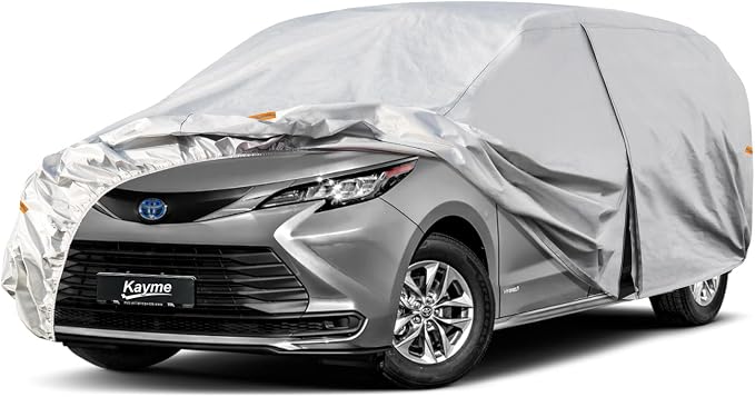 Kayme 6 Layers Minivan Car Cover Waterproof All Weather by kayme