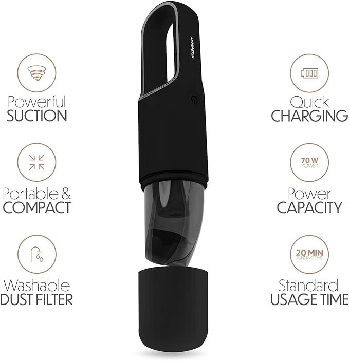 STARUMENT Portable Hand Vacuum Cleaner Handheld Cordless Cleaner - Image 3
