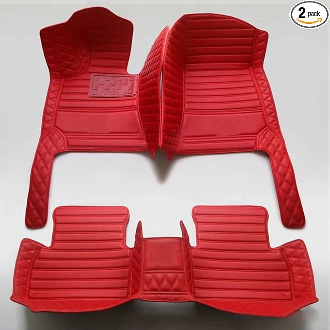 Custom All-Weather Protection Luxury Leather Floor Mats by JTXWANG