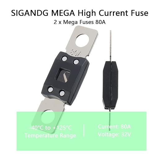 80A MEGA High Current Fuse - 80 Amp Bolt-on Fuse - Image 5