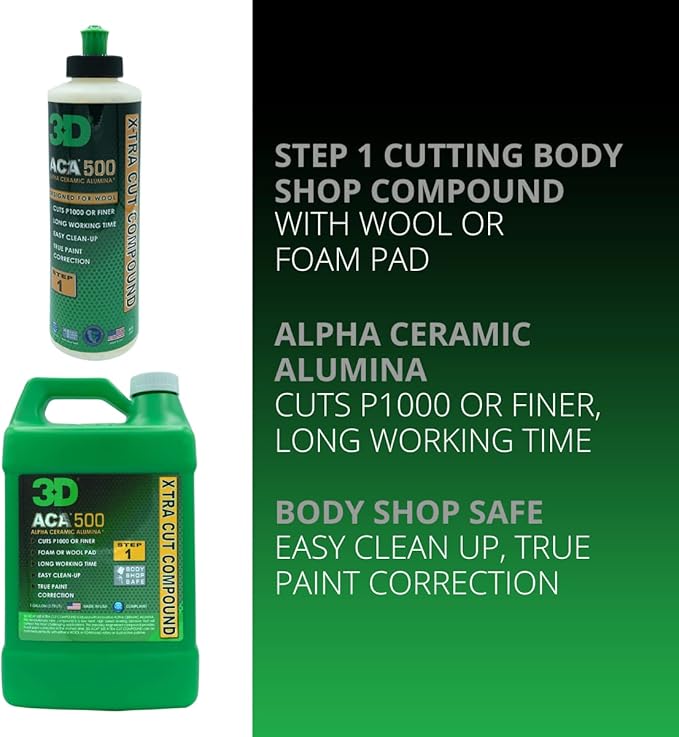 3D ACA 500 Cutting Compound – Step 1 Extra-Cut - Image 2
