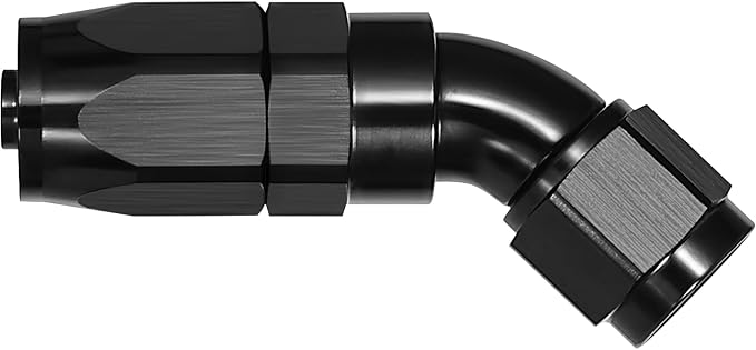 EVIL ENERGY 4AN 45 Degree One Piece Full Flow Hose End Fitting Swivel by EVILENERGY