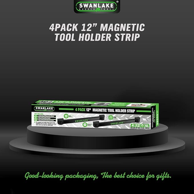 SWANLAKE 12" Magnetic Tool Holder Strip, Metal Tool Magnet Bar - Image 5