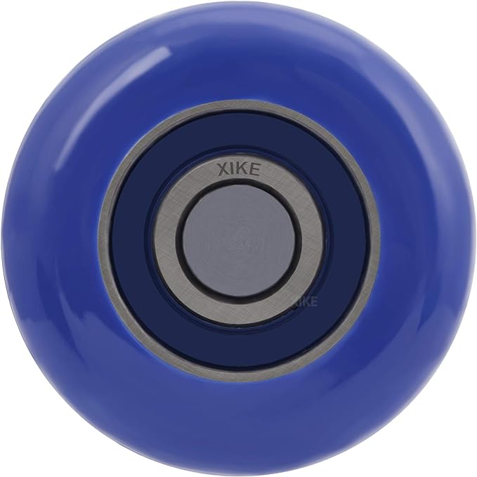 XiKe 10 Pack Blue 2" Nylon Garage Door Roller 4" Stem, Quiet/Durable and High - Image 3