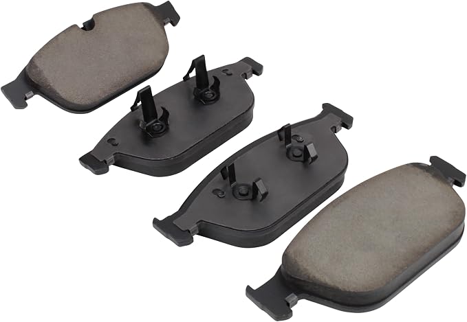 Premium Semi-Metallic Front Brake Pads Compatible - Image 2