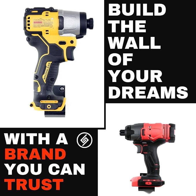 Spartan Mounts for Milwaukee M12 Tool | Wall Display Hook Holder Power Tool - Image 6