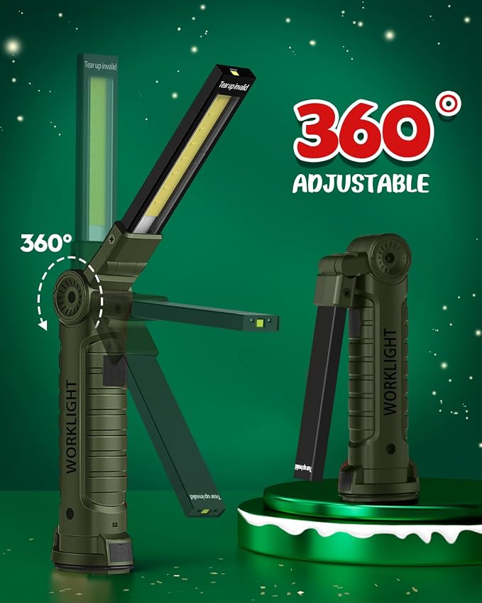 Coquimbo Tool Gifts for Men, Rechargeable LED Work Lights Grill Light - Image 9