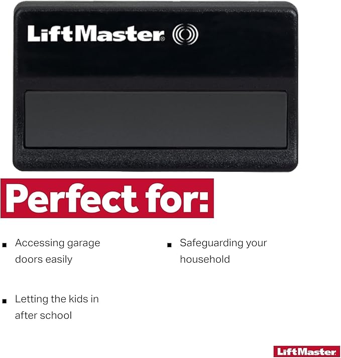 LiftMaster 371LM Security+ 1-Button Garage Door Opener Remote Control - Image 5