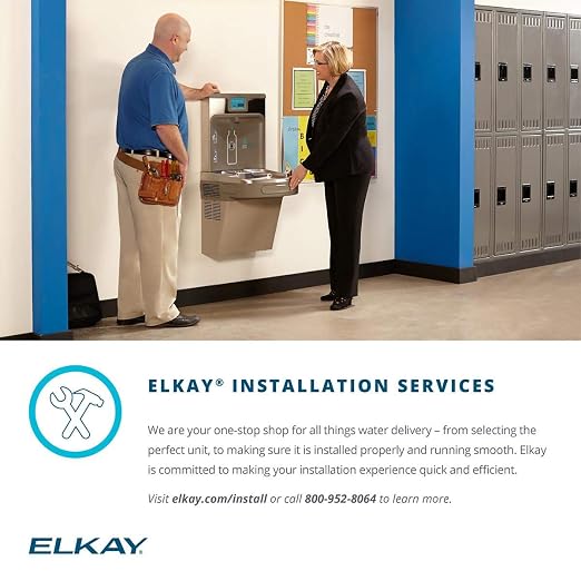 Elkay LZSG8S Wall Mount Single Filtered Drinking Fountain - Image 3