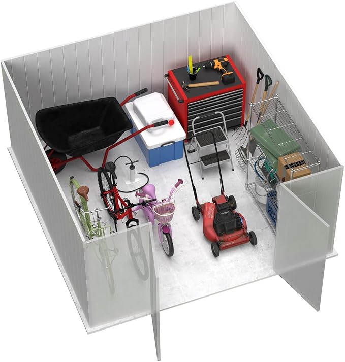 Absco Premier Storage Sheds, DIY Backyard Shed, Utility Tool Storage, Weather & - Image 3