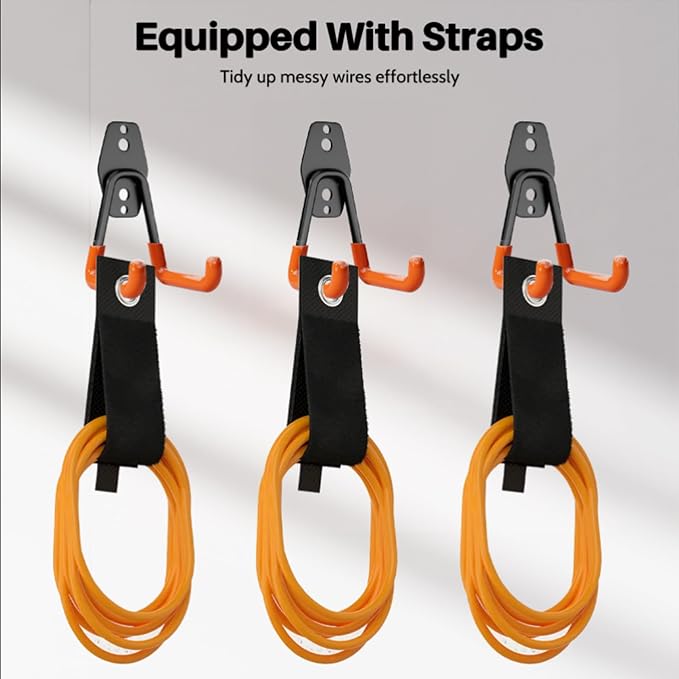 Garage Hooks Heavy Duty 14 Pack Utility Wall Mount Storage Hangers - Image 4