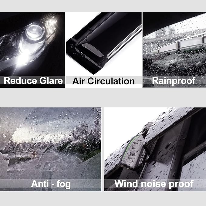 Side Window Deflector Visor fit - Image 5