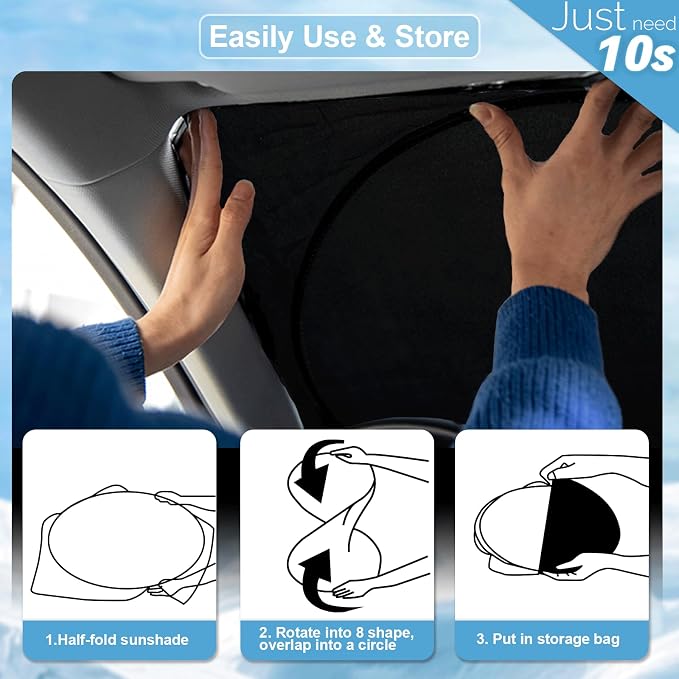 Custom Fit Escalade Windshield Sunshade - Image 5