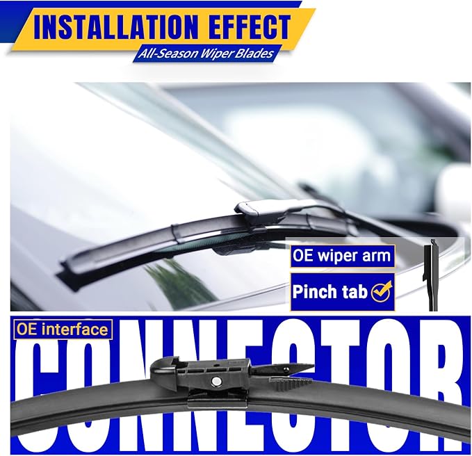 3 wipers Replacement for Ford explorer 2023-2011, Windshield Wiper Blades - Image 3