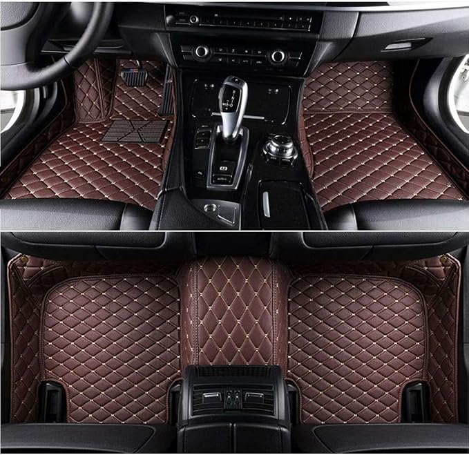 Custom All-Weather Protection Luxury Leather Floor Mats - Image 2