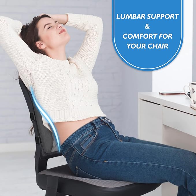 Lumbar Support Pillow for Office Chair Back Support Lumbar Pillow for Car - Image 6