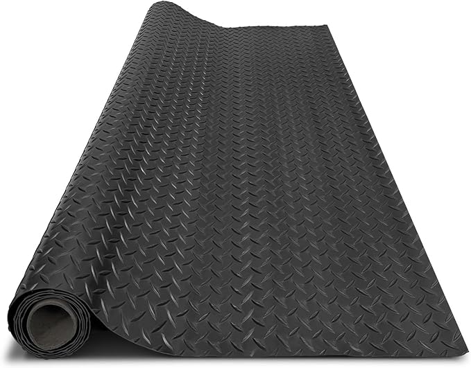 4x8FT Garage Floor Mat, 2.8mm Thickened Flooring Roll by Unknown