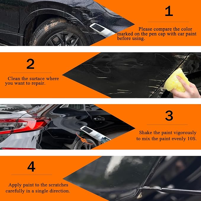 Crystal Black Pearl Touch Up Paint Compatible - Image 6
