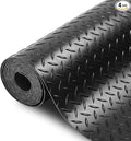 SEAL 4 x 20 Ft Premium Garage Floor Mat, Solid 2.8mm Thickened Black Commercial by SEAL