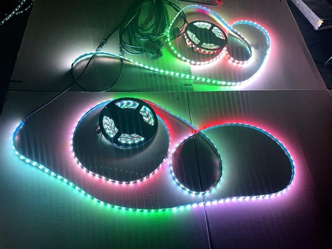 Black Out Full Tinted Smoked LEDs x4PCS 5FT 1.4Meters 60" RGB Dream Color - Image 3