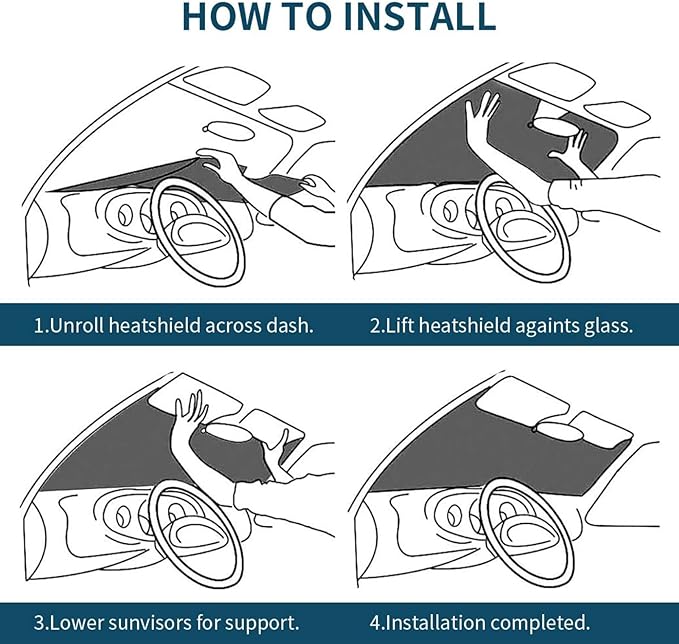 Alien trapped Car Windshield Sunshade Front Window Sun Visor Protector Foldable - Image 8