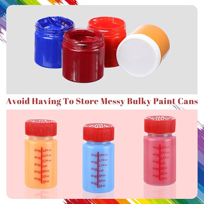 Mumufy 120 Pcs Paint Touch up Paint Bottles - Image 6
